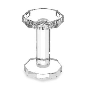Oleg Cassini Ashley Crystal 6-Inch Candle Holder